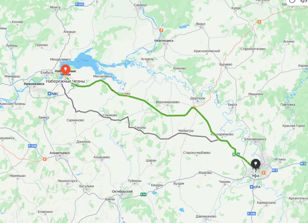 Такси Челны Уфа