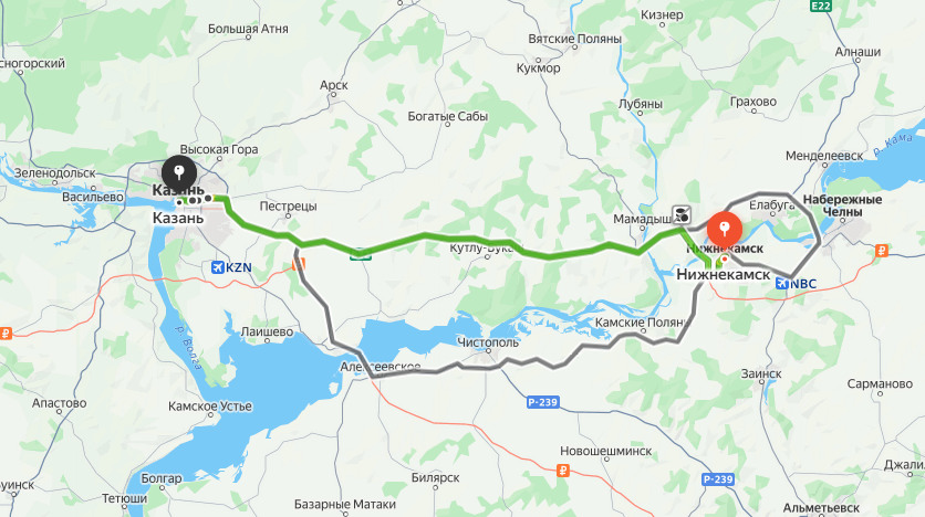Маршрут такси Нижнекамск Казань или Нижнекамск аэропорт Казани