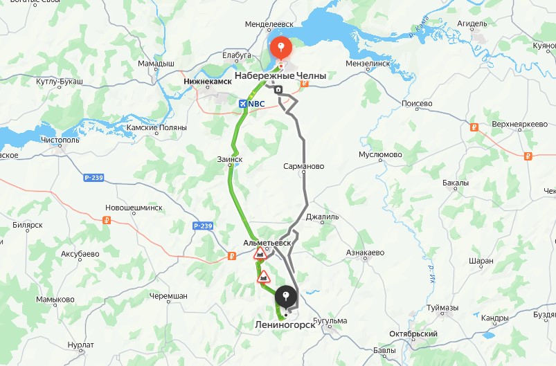 Маршрут такси Челны Лениногорск