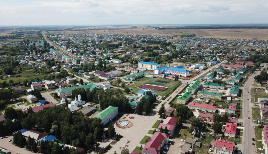 Аксубаево с высоты птичьего полета