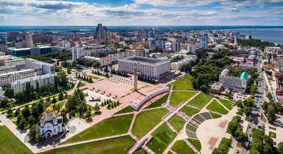 Самара с высоты