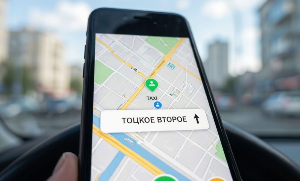 Как заказать такси до Тоцкого