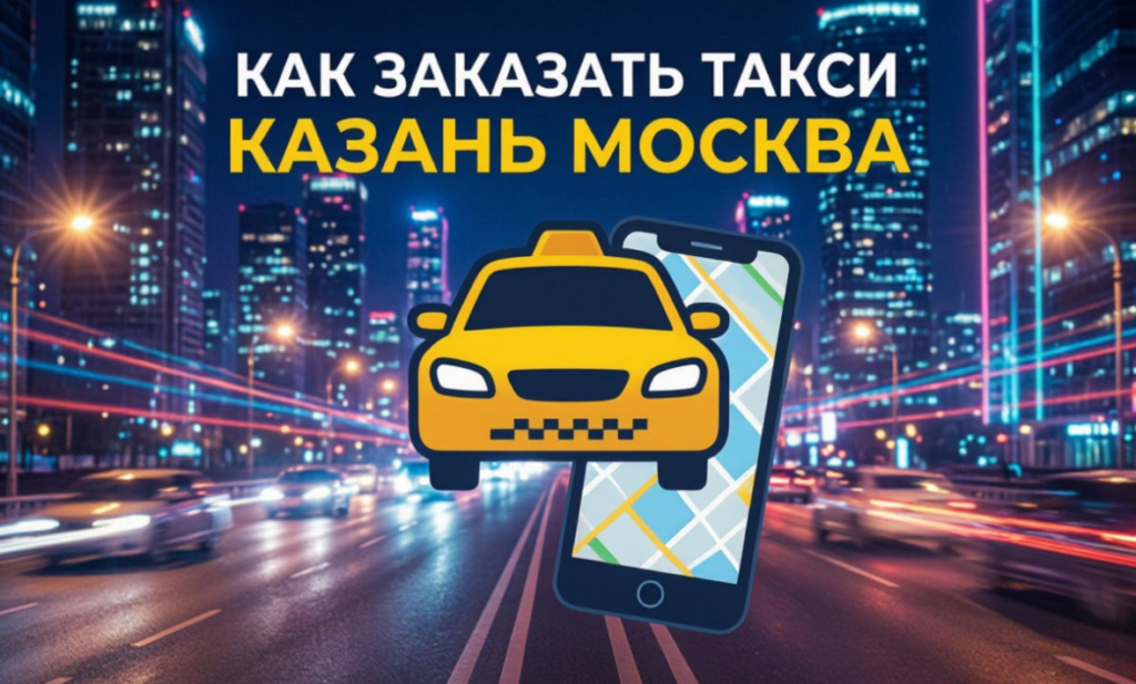 Как заказать такси из Казани в Москву