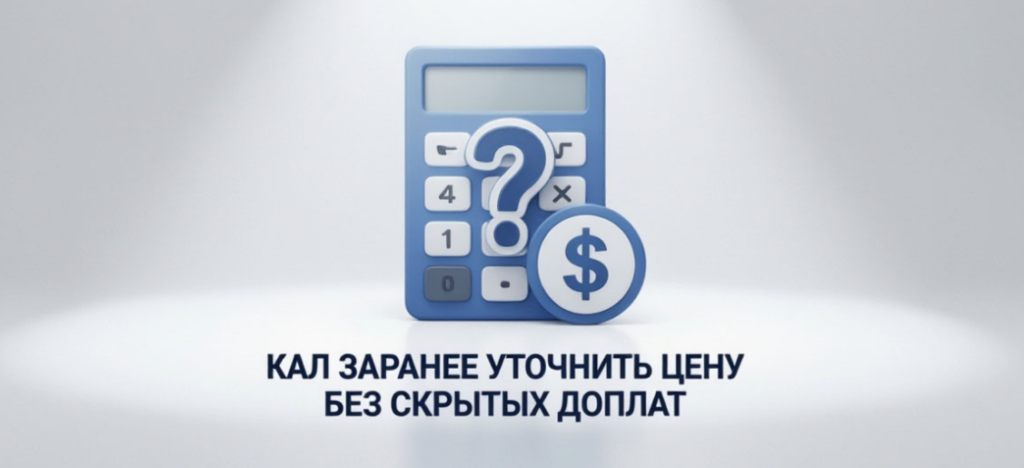 Как заранее уточнить цену без скрытых доплат